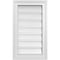 Ekena Millwork Vertical Surface Mount PVC Gable Vent: Functional, w/ 2"W x 1-1/2"P Brickmould Frame, 14"W x 24"H GVPVE14X2402SF - alternate 1
